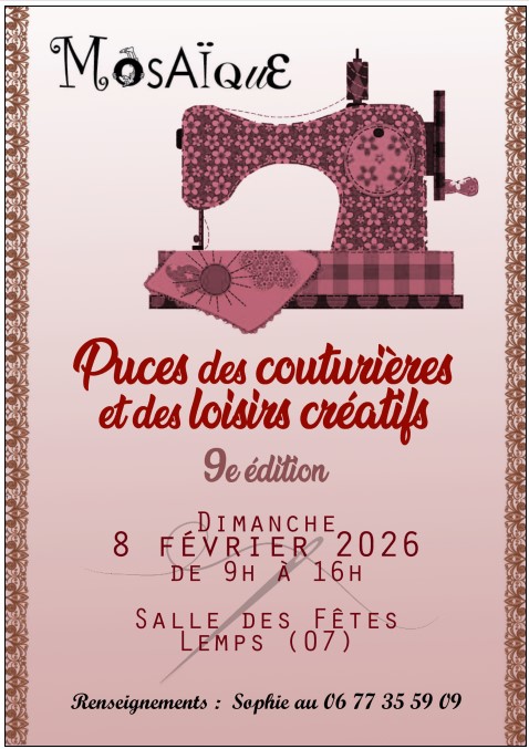 puces des couturières Lemps 2026
